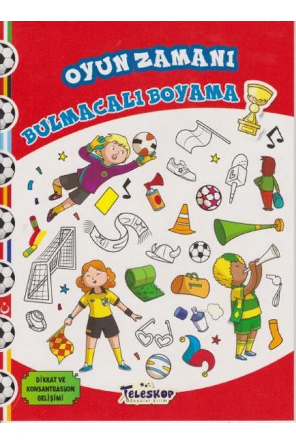 Oyun Zamanı Bulmacalı Boyama Oyun Zamanı Bulmacalı Boyama