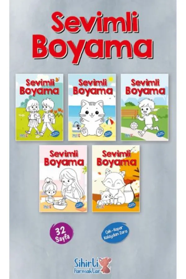 Sevimli Boyama 5 Çeşit 25’li Paket Sevimli Boyama 5 Çeşit 25’li Paket