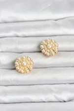 Vintage Model Gold Renk Düğme veya Manşet Broşu Vintage Model Gold Renk Düğme veya Manşet Broşu