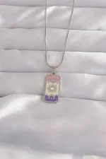 316L Çelik Gümüş Renk Karışık Mineli Ay Figür Tarot Kolye 316L Çelik Gümüş Renk Karışık Mineli Ay Figür Tarot Kolye