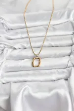 316L Çelik Zincir Gold Renk Model Kadın Kolye 316L Çelik Zincir Gold Renk Model Kadın Kolye