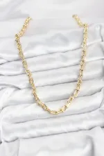 Gold Renk Pirinç Tifani Model Kadın Kolye Gold Renk Pirinç Tifani Model Kadın Kolye