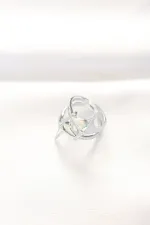 Yıldız Model Silver Renk Ayarlanabilir Yüzük Yıldız Model Silver Renk Ayarlanabilir Yüzük
