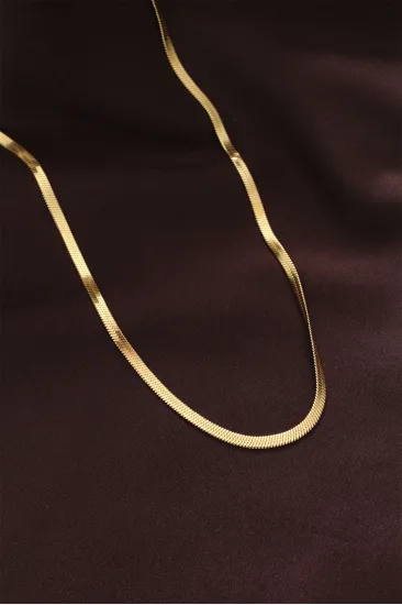 316L Çelik Altın Renk 60 cm İtalyan Zincir Kolye 316L Çelik Altın Renk 60 cm İtalyan Zincir Kolye