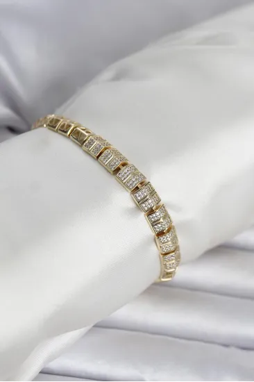 Xuping Zirkon Taşlı Gold Renk Kadın Bileklik Xuping Zirkon Taşlı Gold Renk Kadın Bileklik
