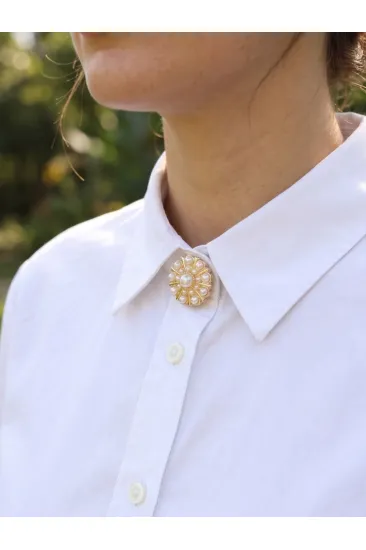 Vintage Model Gold Renk Düğme veya Manşet Broşu Vintage Model Gold Renk Düğme veya Manşet Broşu