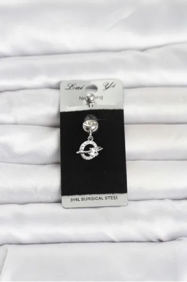 316L Cerrahi Çelik Sallantılı Yıldız Model Göbek Piercing 316L Cerrahi Çelik Sallantılı Yıldız Model Göbek Piercing