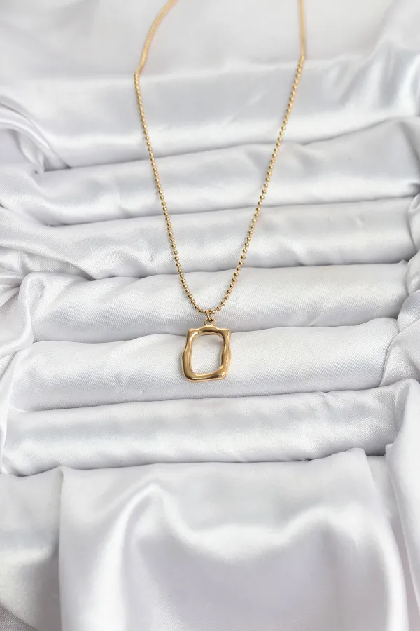 316L Çelik Zincir Gold Renk Model Kadın Kolye 316L Çelik Zincir Gold Renk Model Kadın Kolye