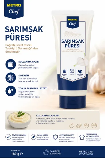 Sarımsak Püresi Tüp 100gr Sarımsak Püresi Tüp 100gr