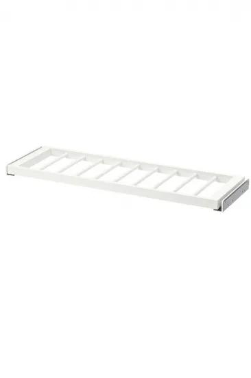 IKEA Komplement Sürgülü Pantolon Askısı, Beyaz 100x35 Cm