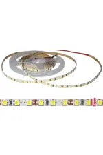 Powerlux 12V 120 Led Şerit Led 5mm İnce Beyaz PCB Powerlux 12V 120 Led Şerit Led 5mm İnce Beyaz PCB