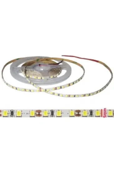 Powerlux 12V 120 Led Şerit Led 5mm İnce Beyaz PCB Powerlux 12V 120 Led Şerit Led 5mm İnce Beyaz PCB