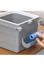 Masa Altı Sürgülü Mini Çöp Kovası (5637) Masa Altı Sürgülü Mini Çöp Kovası (5637)