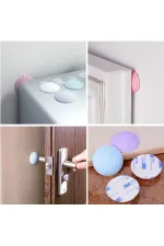 Çok Amaçlı Silikon Kapı Duvar Koruyucu Tampon 4lü Paket (5637) Çok Amaçlı Silikon Kapı Duvar Koruyucu Tampon 4lü Paket (5637)