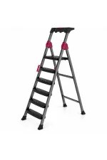 5+1 BASAMAKLI METAL MERDİVEN 150KG.TAŞIMA (5637) 5+1 BASAMAKLI METAL MERDİVEN 150KG.TAŞIMA (5637)