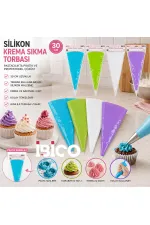 SİLİKON 30CM TEKLİ KREMA SIKMA TORBASI (5637) SİLİKON 30CM TEKLİ KREMA SIKMA TORBASI (5637)
