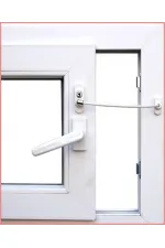 Anahtarlı Halatlı Pvc Kapı Pencere Emniyet Kilidi (5637)