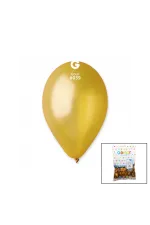 GM-110-39 METALİK - ALTIN BALON 11'' - 28CM - 100 PARÇA (5637) GM-110-39 METALİK - ALTIN BALON 11'' - 28CM - 100 PARÇA (5637)