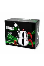 AİLE BÜYÜK BOY KÜRE ÇELİK ÇAYDANLIK SETİ ÜST: 1.2LT - ALT: 2LT (5637) AİLE BÜYÜK BOY KÜRE ÇELİK ÇAYDANLIK SETİ ÜST: 1.2LT - ALT: 2LT (5637)
