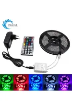 Şerit Led 5 Metre Kumandalı Animasyonlu RGB (5637)