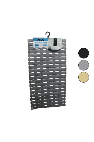 DİKDÖRTGEN-EKO PVC   VANTUZ-RENKLİ  KAYDIRMAZ BANYO - KÜVET PASPAS37X68CM (5637)