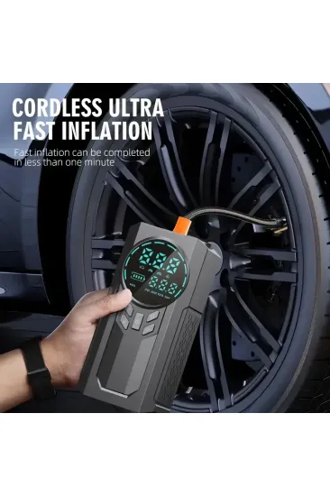 4’ü 1 Arada Lastik Şişirici – Akü Takviyesi – Powerbank – Led Işık (5637) 4’ü 1 Arada Lastik Şişirici – Akü Takviyesi – Powerbank – Led Işık (5637)