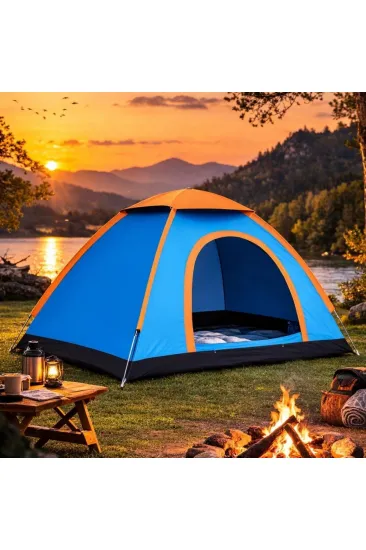 3 Kişilik Yarı Otomatik Kurulum Kamp Çadırı – Suya Dayanıklı, Taşıma Çantalı Outdoor Aile Çadırı, Piknik, Plaj ve Doğa 200x150x110 cm (5637) 3 Kişilik Yarı Otomatik Kurulum Kamp Çadırı – Suya Dayanıklı, Taşıma Çantalı Outdoor Aile Çadırı, Piknik, Plaj ve Doğa 200x150x110 cm (5637)