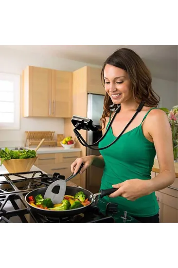 Boyuna Asılan Ergonomik 360 Derece Cep Telefonu Tutucu Stand (5637) Boyuna Asılan Ergonomik 360 Derece Cep Telefonu Tutucu Stand (5637)