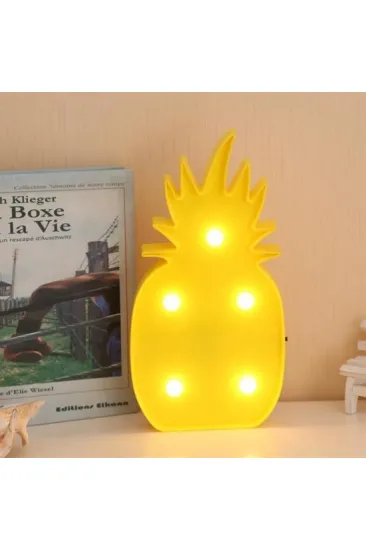 Ananas Şeklinde Ledli Dekoratif Eğlenceli Çocuk Gece Lambası (5637)