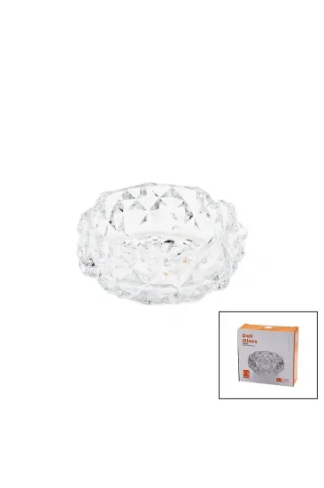 BÜYÜK CAM - DIAMOND KRİSTAL ŞEKİL YUVARLAK KÜLLÜK ÇAP: 12.8CM - D: 5.2CM (5637) BÜYÜK CAM - DIAMOND KRİSTAL ŞEKİL YUVARLAK KÜLLÜK ÇAP: 12.8CM - D: 5.2CM (5637)