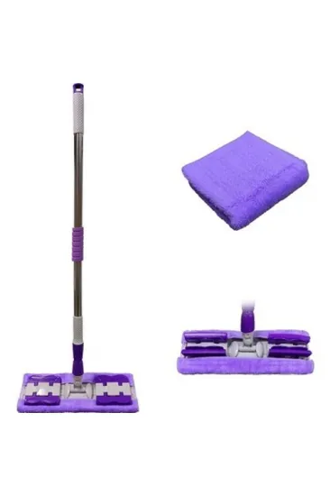 Sihirli Spin Mop Teleskopik Çok Amaçlı Mop +1 Bez Hediyeli - Mor (5637) Sihirli Spin Mop Teleskopik Çok Amaçlı Mop +1 Bez Hediyeli - Mor (5637)
