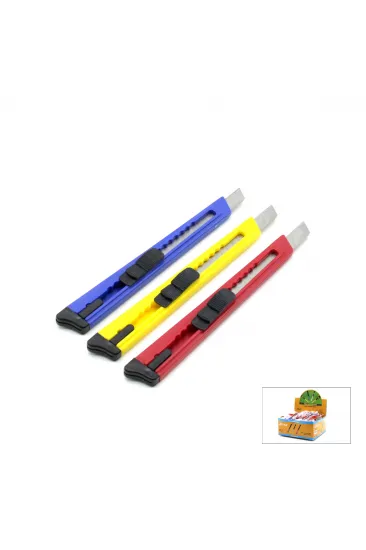 60 ADET KÜÇÜK PLASTİK FALÇATA MAKET BIÇAK (5637) 60 ADET KÜÇÜK PLASTİK FALÇATA MAKET BIÇAK (5637)
