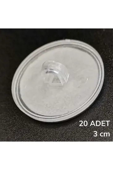 20 Adet Şeffaf Yuvarlak 3 Cm Çaplı Güçlü Disk Yapışkanlar (5637) 20 Adet Şeffaf Yuvarlak 3 Cm Çaplı Güçlü Disk Yapışkanlar (5637)