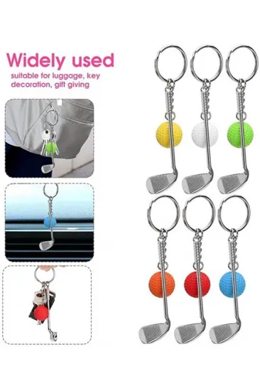 Gerçekçi Golf Tasarımlı Şık Anahtarlık Kolye Çanta Süsü Golf Keychain (5637) Gerçekçi Golf Tasarımlı Şık Anahtarlık Kolye Çanta Süsü Golf Keychain (5637)