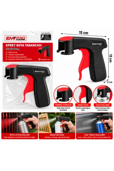 SPREY BOYA TABANCASI PLASTİK 15X13X2CM (5637) SPREY BOYA TABANCASI PLASTİK 15X13X2CM (5637)