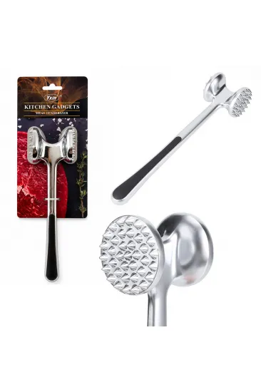 ÇİFT BAŞLI - KOMPLE METAL PASLANMAZ ÇELİK ET DÖVECEK (5637) ÇİFT BAŞLI - KOMPLE METAL PASLANMAZ ÇELİK ET DÖVECEK (5637)