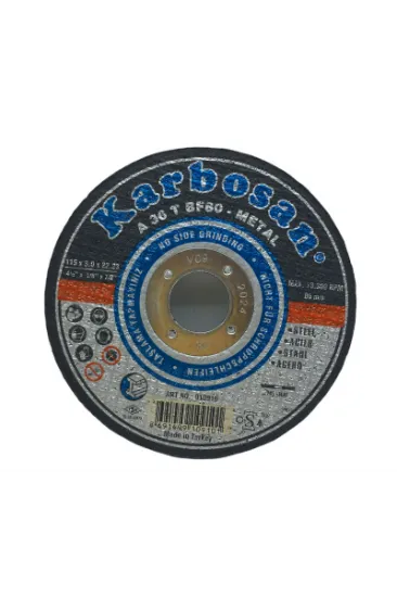 METAL KESİCİ DİSK 115MMX3.0X22 (5637) METAL KESİCİ DİSK 115MMX3.0X22 (5637)
