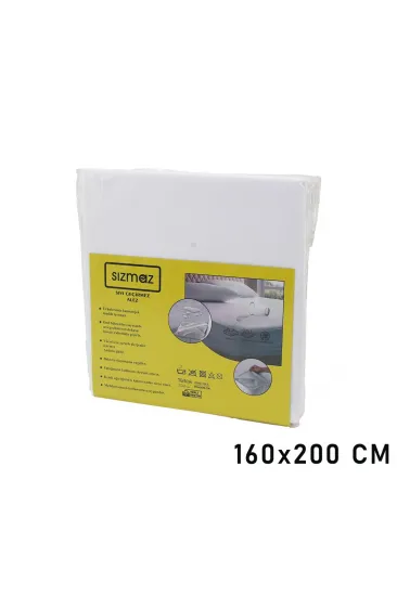 ÇİFT KİŞİLİK  YATAK KORUYUCU  SIVI GEÇİRMEZ  ALEZ  160X200CM   HAVA ALIR   ANTİBAKTERİYEL   ANTİALERJİK (5637)