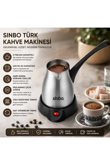 ÇELİK ELEKTRİKLİ CEZVE TÜRK KAHVE MAKİNESİ - 5FİNCAN=400ML 360° KABLOSUZ KULLANIM KATLANIR KULP 700W SCM-2967 (5637) ÇELİK ELEKTRİKLİ CEZVE TÜRK KAHVE MAKİNESİ - 5FİNCAN=400ML 360° KABLOSUZ KULLANIM KATLANIR KULP 700W SCM-2967 (5637)