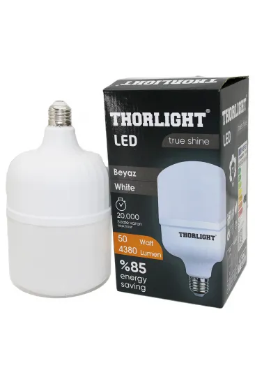 THORLIGHT 50W E27 TORCH T-SHAPE BEYAZ LED AMPUL T-50B (5637) THORLIGHT 50W E27 TORCH T-SHAPE BEYAZ LED AMPUL T-50B (5637)