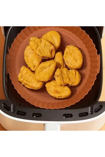 Renkli Isıya Dayanıklı Yıkanılabilir Silikon Fırın Ve Airfryer Yuvarlak Model Pişirme Matı 20 Cm (5637) Renkli Isıya Dayanıklı Yıkanılabilir Silikon Fırın Ve Airfryer Yuvarlak Model Pişirme Matı 20 Cm (5637)