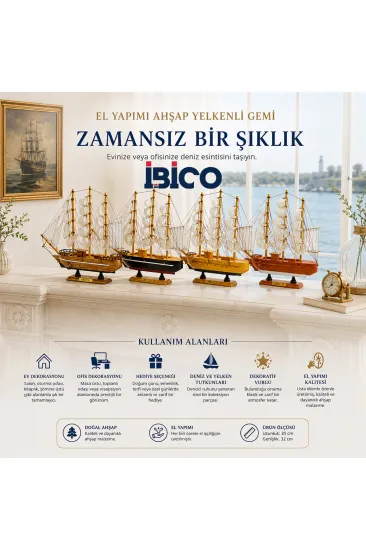 ORTA UZUNLUK : 30CM - GENİŞLİK : 32CM MASAÜSTÜ DEKORATİF AHŞAP YELKENLİ GEMİ SÜS EŞYASI HERHANGİ BİR RENK GÖNDERİLİR (5637) ORTA UZUNLUK : 30CM - GENİŞLİK : 32CM MASAÜSTÜ DEKORATİF AHŞAP YELKENLİ GEMİ SÜS EŞYASI HERHANGİ BİR RENK GÖNDERİLİR (5637)