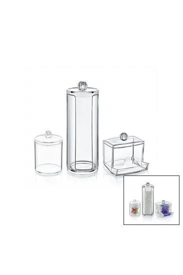 DİSK 3LÜ MAKYAJ ORGANİZER SET (5637) DİSK 3LÜ MAKYAJ ORGANİZER SET (5637)