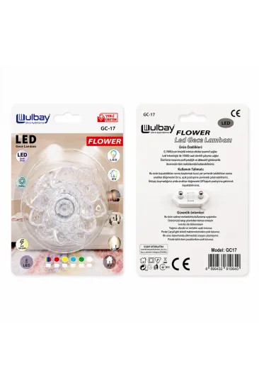 10 ADET KOZALAK LED GECE LAMBASI GC-17 (5637) 10 ADET KOZALAK LED GECE LAMBASI GC-17 (5637)
