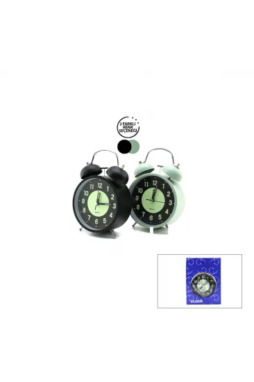 ALARM CLOCK NO-847 YUVARLAK MASA ÇALAR SAAT METAL KASA RENKLİ PİLLİ - IŞIKLI - FOSFORLU ÇAP: 11CM BGC-37 HERHANGİ BİR RENK GÖNDERİLİR (5637) ALARM CLOCK NO-847 YUVARLAK MASA ÇALAR SAAT METAL KASA RENKLİ PİLLİ - IŞIKLI - FOSFORLU ÇAP: 11CM BGC-37 HERHANGİ BİR RENK GÖNDERİLİR (5637)