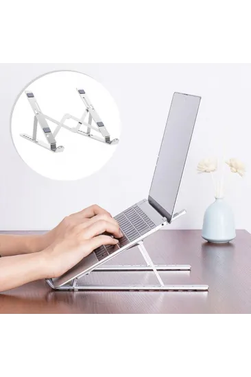Ayarlanabilir Dizüstü Destek Tabanı Tamamen Katlanabilir Taşınabilir Laptop Yükseltici (5637)