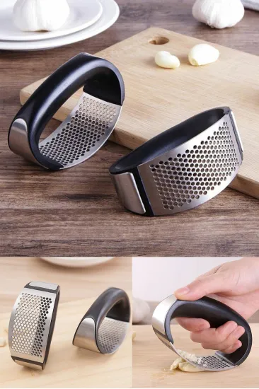 Yeni Sarımsak Ezici Paslanmaz Çelik Garlic Press (5637) Yeni Sarımsak Ezici Paslanmaz Çelik Garlic Press (5637)
