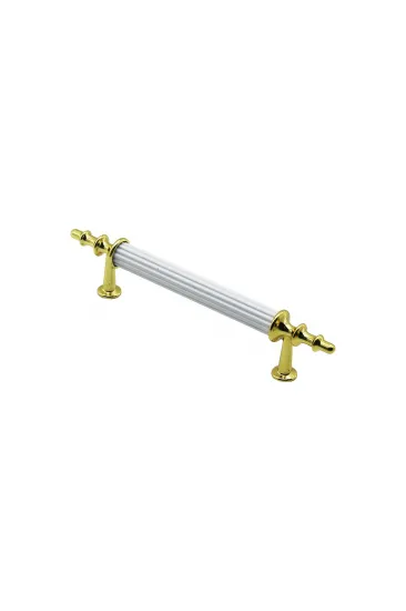 10 ADET BEYAZ - ALTIN BORU KULP 9.6CM (5637) 10 ADET BEYAZ - ALTIN BORU KULP 9.6CM (5637)