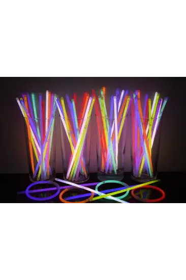 Glow Fosforlu Neon Bileklik 50 Adet (5637) Glow Fosforlu Neon Bileklik 50 Adet (5637)