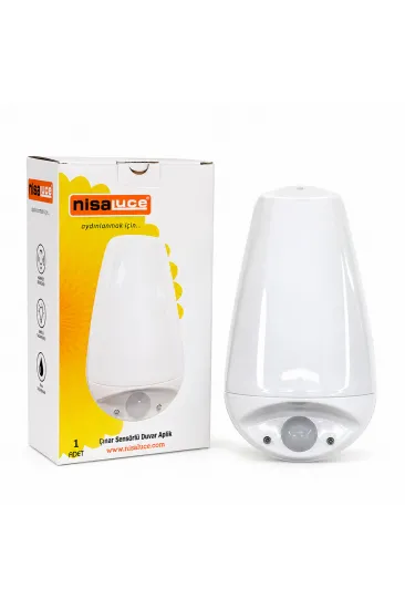 E27 - IP20 SOFT 0,4W - 50W ÇINAR SENSÖRLÜ LED APLİK DUVAR LAMBASI E2003-2 (5637) E27 - IP20 SOFT 0,4W - 50W ÇINAR SENSÖRLÜ LED APLİK DUVAR LAMBASI E2003-2 (5637)